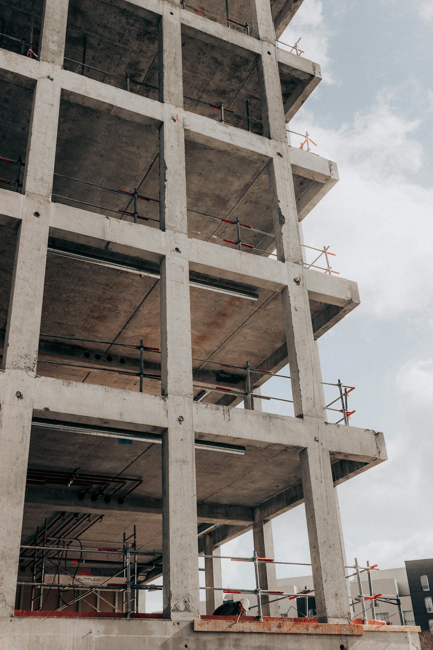 Superstructure en cours — R+2 atteint